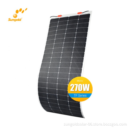 OEM ODM Transparent Flexible Solar Panel 150W Thin Film ETFE